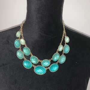 Aqua blue necklase